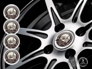 Rim decals Tunning Style Luxury Dome for Vehicles